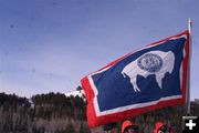 Wyoming Flag. Photo by Carie Whitman.