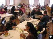 Spaghetti dinner. Photo by Bob Rule, KPIN 101.1FM Radio.