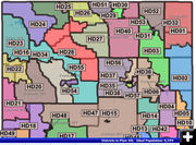 Redistricting Map. Photo by Wyoming Legislature.