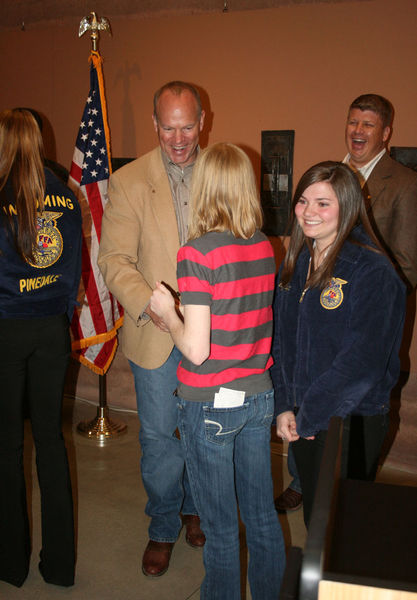 Governor Mead. Photo by Dawn Ballou, Pinedale Online.