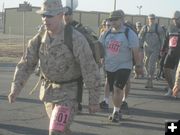 On the march. Photo by Bill Winney.