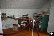 Sewing area. Photo by Dawn Ballou, Pinedale Online.