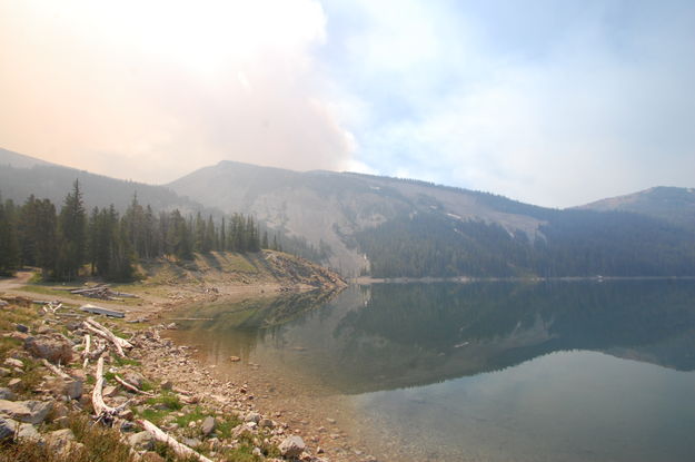 Middle Piney Lake. Photo by Jason Curry, Great Basin IMT Team 5 Information Officer.