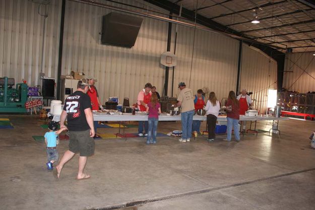 In the firehall. Photo by Dawn Ballou, Pinedale Online.