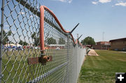 Fence hose. Photo by Dawn Ballou, Pinedale Online.