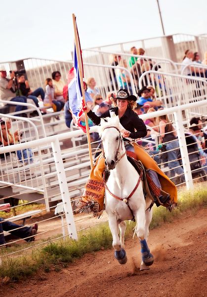 Rodeo Queen. Photo by Tara Bolgiano, Blushing Crow Photography.