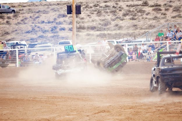 Flipped her over. Photo by Tara Bolgiano, Blushing Crow Photography.