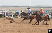 Team Roping. Photo by Pinedale Online.