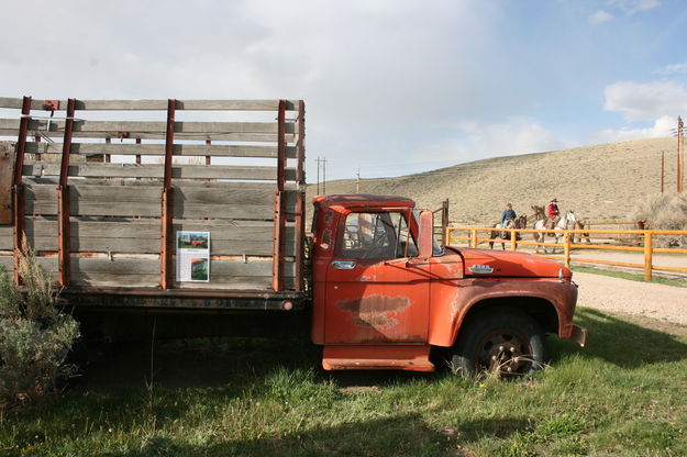 Old ranch truck. Photo by Dawn Ballou, Pinedale Online.
