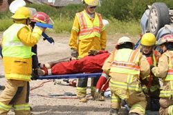 Bondurant Fire Department. Photo by Matthew Manguso, Pinedale Roundup.