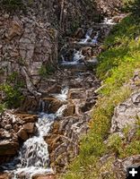 Tumbling water. Photo by Dave Bell.