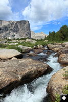 Baptiste Creek. Photo by Fred Pflughoft .