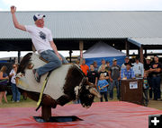 Mechanical Bull. Photo by Dawn Ballou, Pinedale Online.