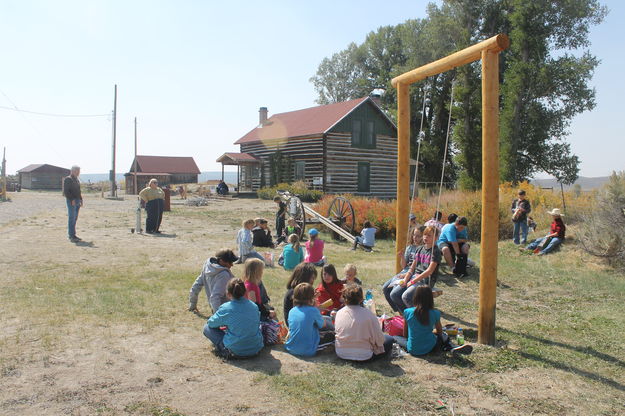 Homestead info. Photo by Dawn Ballou, Pinedale Online.