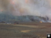 Spot fires. Photo by Jean Dalton.