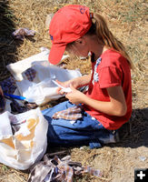 Making a doll. Photo by Pinedale Online.