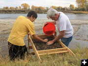 Water screening. Photo by Dawn Ballou, Pinedale Online.