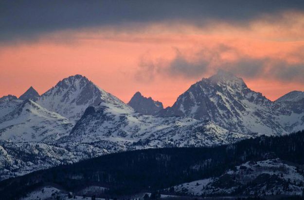 Alpenglow. Photo by Dave Bell.