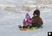 Look Ma, no hands!. Photo by Joy Ufford, Sublette Examiner.