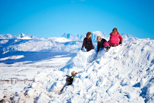 Snow mountain. Photo by Tara Bolgiano, Blushing Crow Photography.