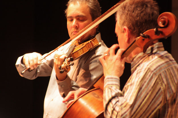 David and Mark. Photo by Tim Ruland, Pinedale Fine Arts Council.