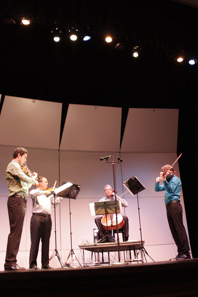 Turtle Island Quartet. Photo by Tim Ruland, Pinedale Fine Arts Council.