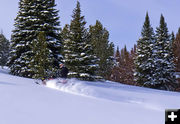 Snowmobiling fun. Photo by Dave Bell.