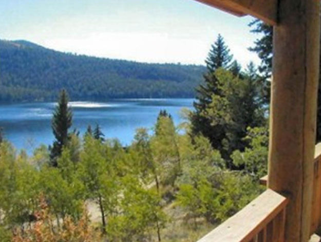 View from cabin. Photo by Pinedale Online.