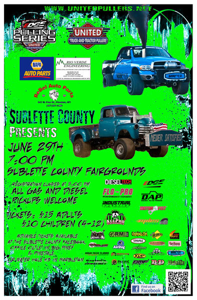 Truck and Tractor Pull. Photo by Sublette County.