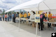 Buffalo Burger lunch. Photo by Dawn Ballou, Pinedale Online.