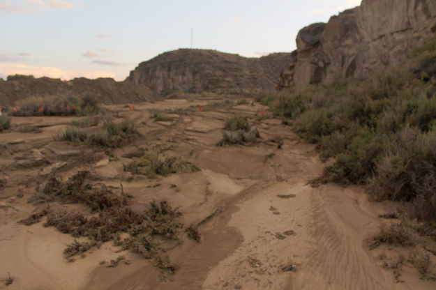 Mud flow river. Photo by Dawn Ballou, Pinedale Online.