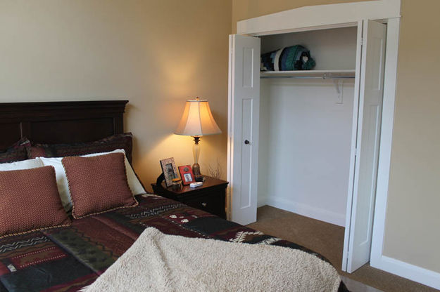 Bedroom Closet. Photo by Dawn Ballou, Pinedale Online.