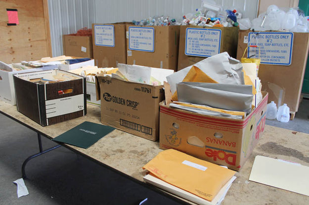 File boxes. Photo by Dawn Ballou, Pinedale Online.