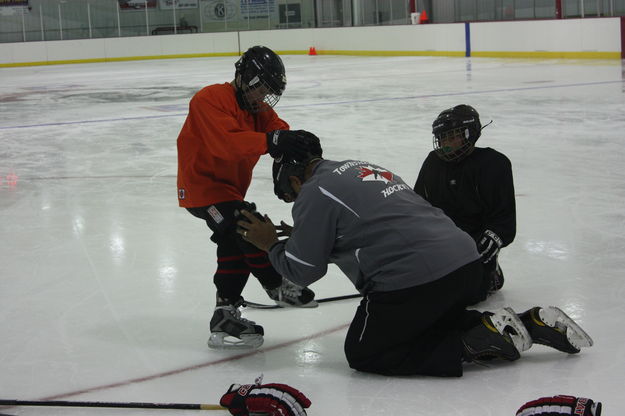 Crossover technique. Photo by Nan Stinson.