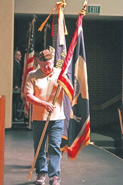 Salute to our Veterans. Photo by Matthew Manguso, Sublette Examiner.