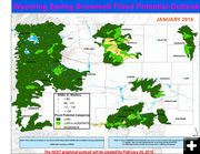 Snowpack outlook. Photo by Wyoming NOAA.