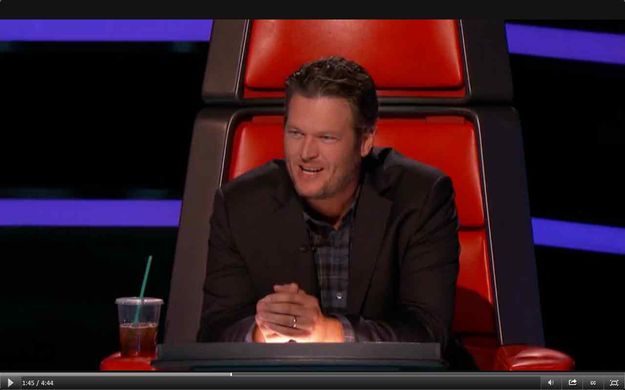 Blake Shelton. Photo by The Voice on NBC.