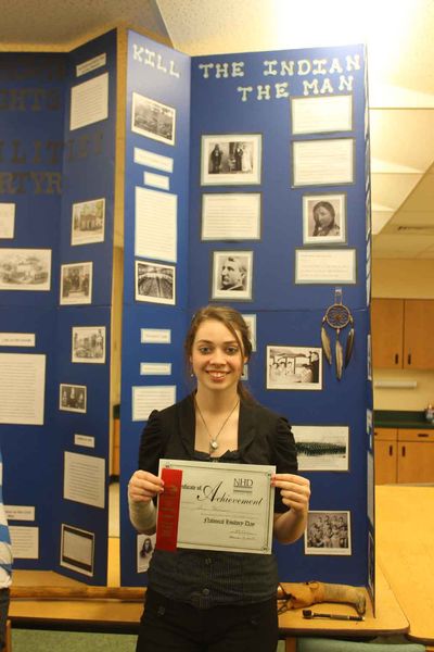 2nd Place - Junior Individual Exhibit. Photo by Dawn Ballou, Pinedale Online.