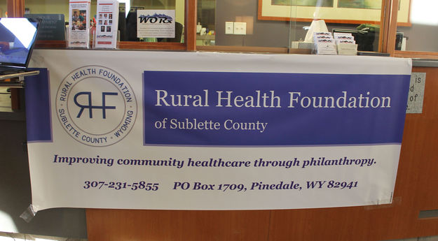 Foundation banner. Photo by Dawn Ballou, Pinedale Online.