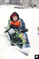 Waiting for a bite. Photo by Megan Nehr, Sublette Examiner.