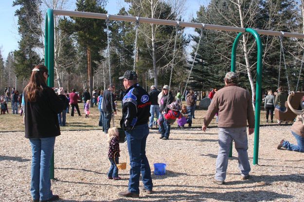 Fun at the park. Photo by Mindi Crabb.