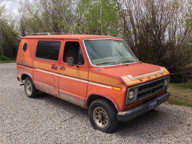 Recovered van. Photo by Sublette County Sheriff's Office.