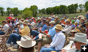 Dedication ceremony. Photo by Terry Allen.