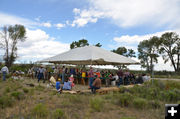 Food tent. Photo by Terry Allen.