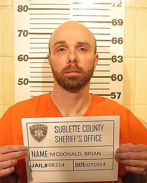 Brian McDonald. Photo by Sublette County Sheriff's Office.