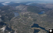 Round and Lost Camp Lakes. Photo by Wyoming AeroPhoto.