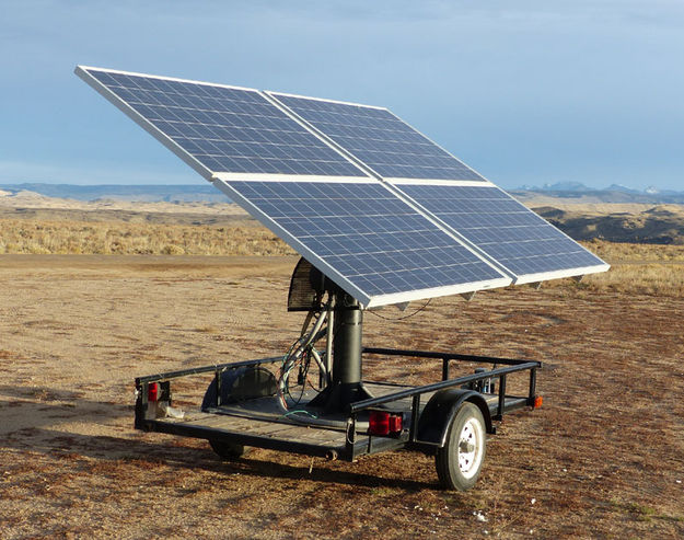 Solar Panel. Photo by Dawn Ballou, Pinedale Online.