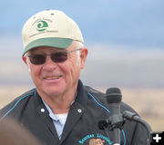 Rancher Brad Bousman. Photo by Dawn Ballou, Pinedale Online.