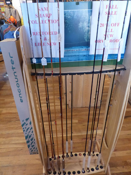 Restored and new rod sale. Photo by Dawn Ballou, Pinedale Online.