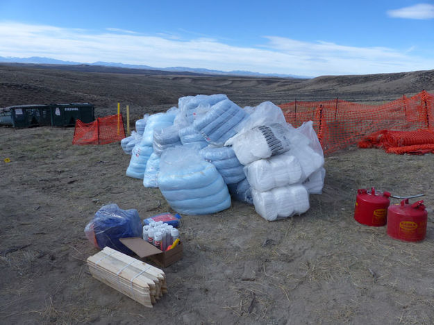 Boom fabric. Photo by Dawn Ballou, Pinedale Online.